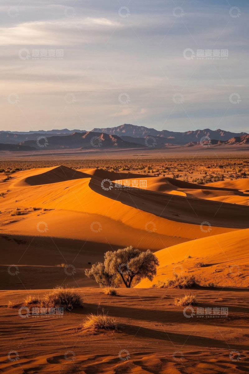高清大图下载【趣麦麦图】-沙漠自然风光远景