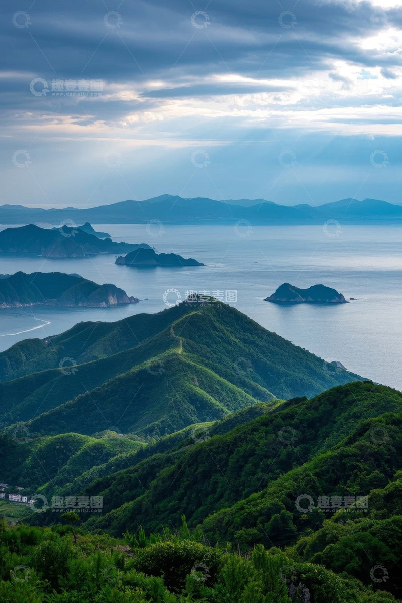 高清大图下载【趣麦麦图】山海相依自然景观