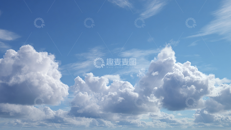 高清大图下载【趣麦麦图】云层层叠天空美景