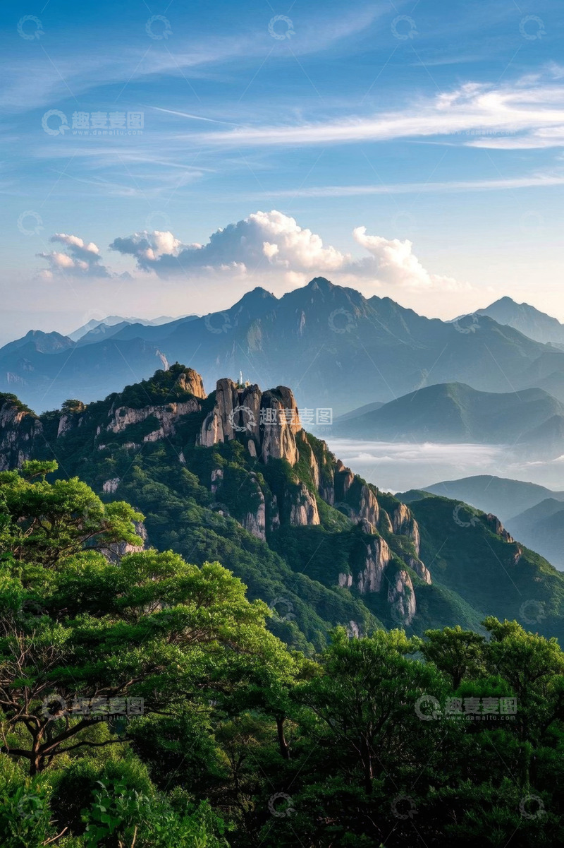 高清大图下载【趣麦麦图】中国群山自然风光景象