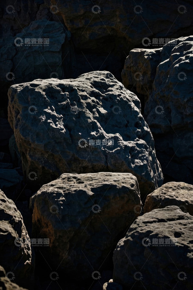 高清大图下载【趣麦麦图】自然场景中的岩石特写