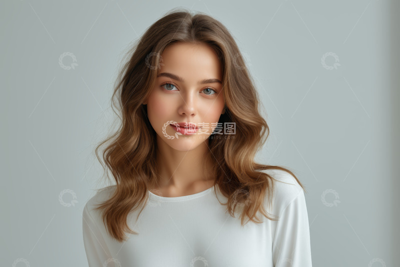 高清大图下载【趣麦麦图】女性肖像特写