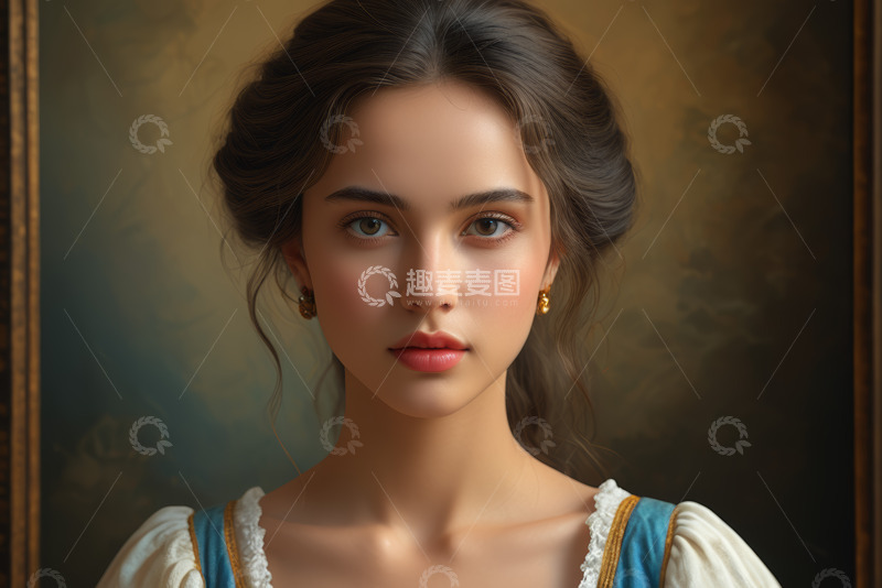 高清大图下载【趣麦麦图】古典装扮女性人物肖像