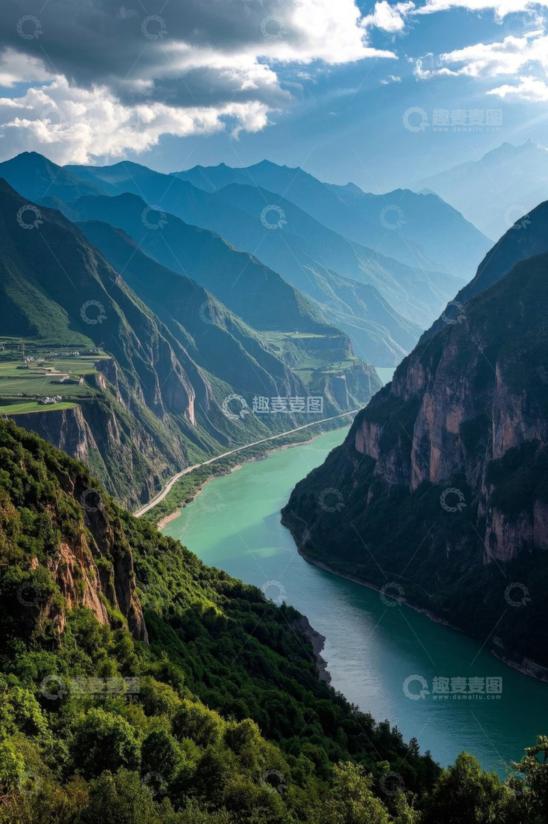 高清大图下载【趣麦麦图】山川河流自然风光全景