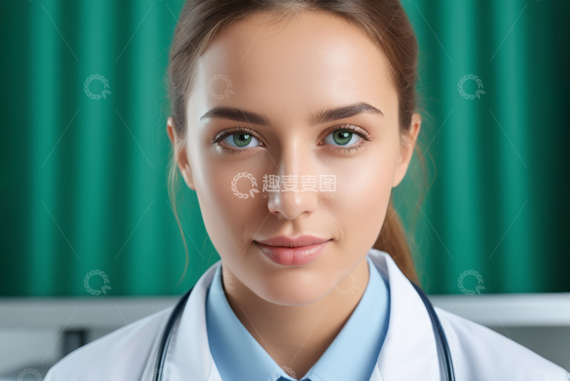 高清大图下载【趣麦麦图】女医生半身特写
