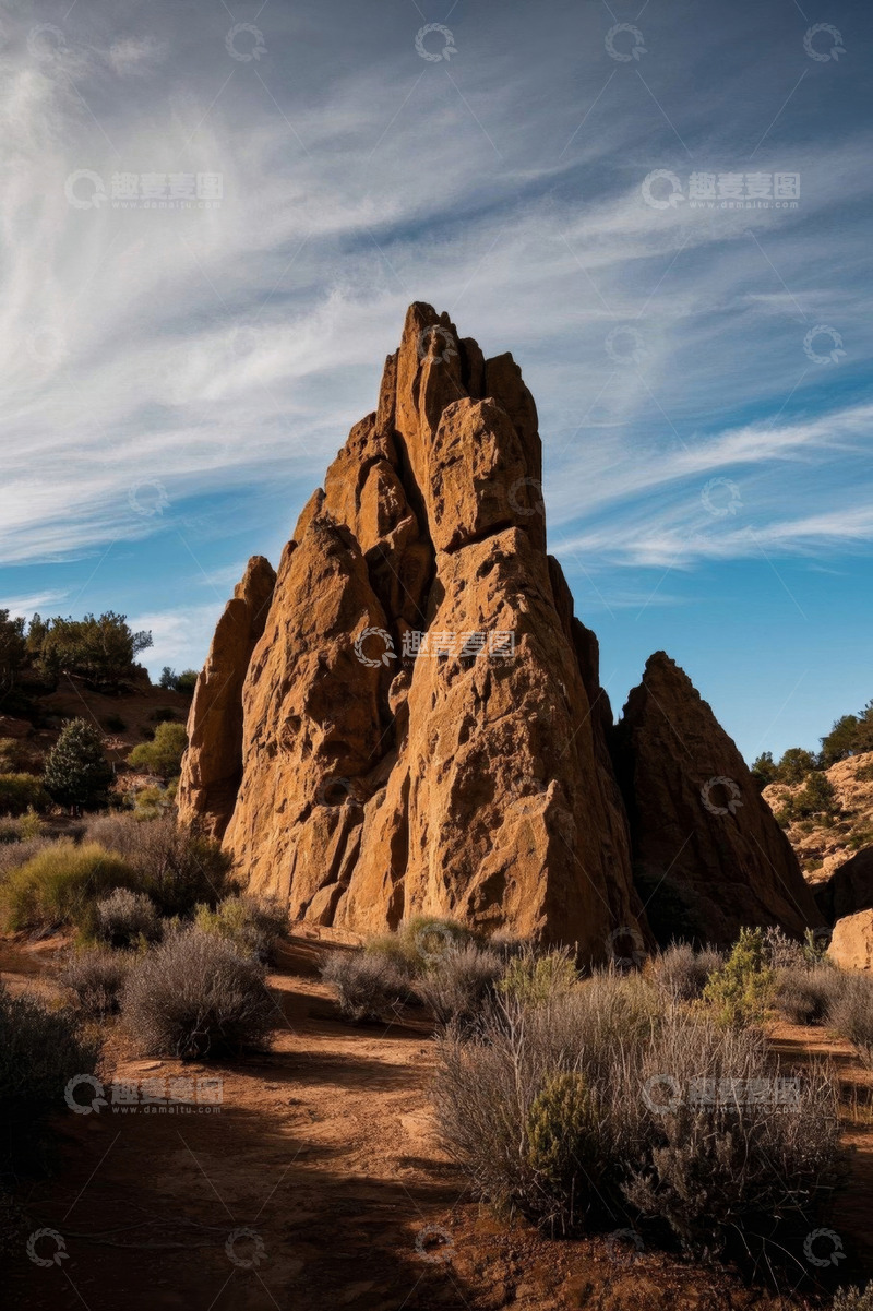 高清大图下载【趣麦麦图】户外沙漠岩石自然景观