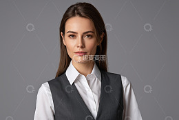 职业女性正装半身形象照