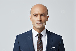西装男士正脸肖像