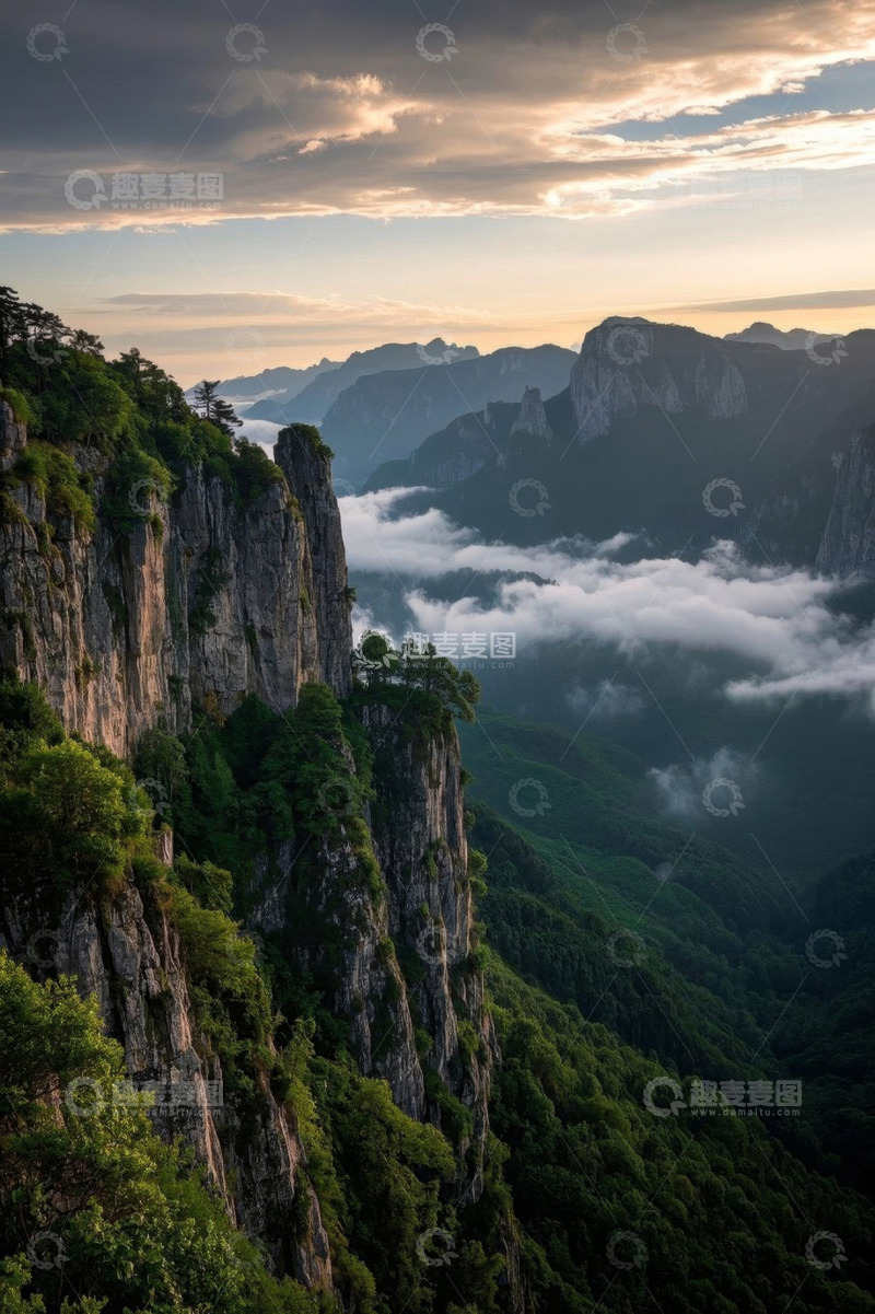 高清大图下载【趣麦麦图】山峦云海自然风光景象