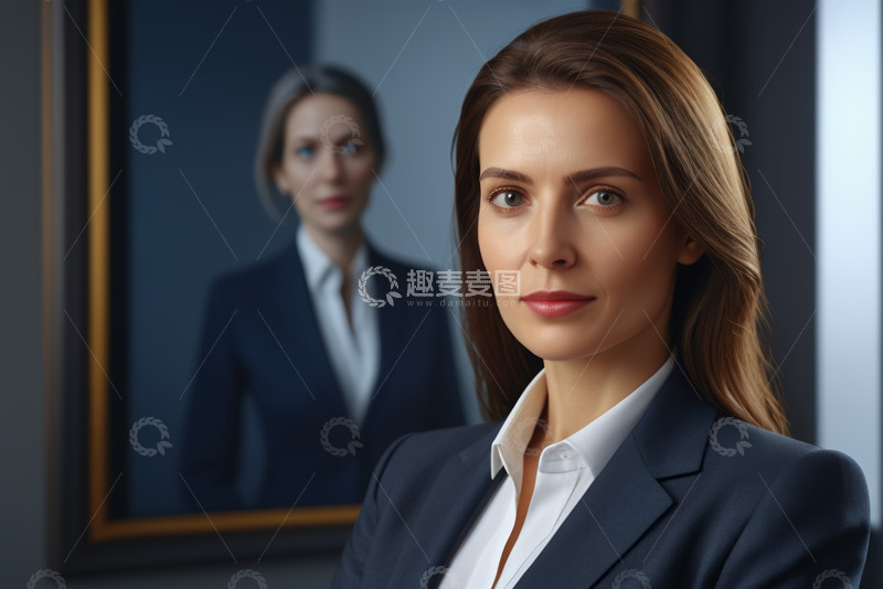 高清大图下载【趣麦麦图】职业女商人肖像