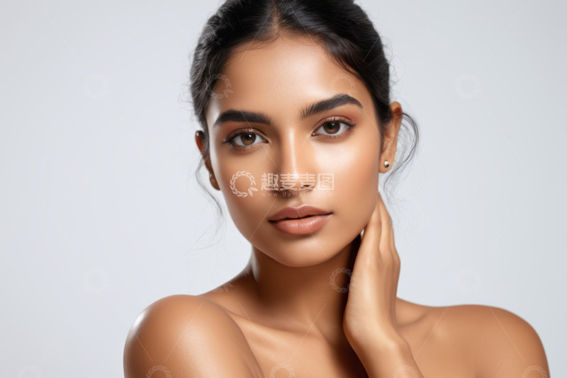 高清大图下载【趣麦麦图】女性特写肖像