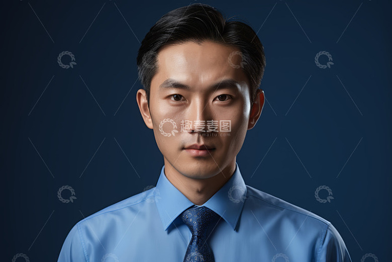 亚洲成年男商务人士肖像