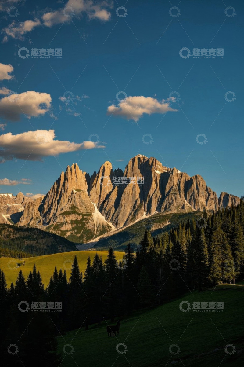 高清大图下载【趣麦麦图】山景自然风光全景