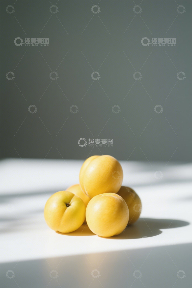 高清大图下载【趣麦麦图】堆叠的黄色水果静物