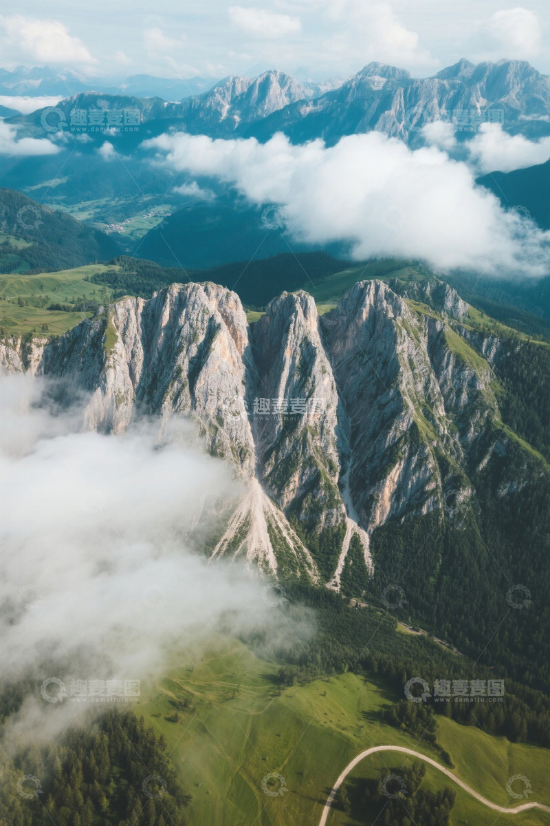 高清大图下载【趣麦麦图】高山云海自然风光