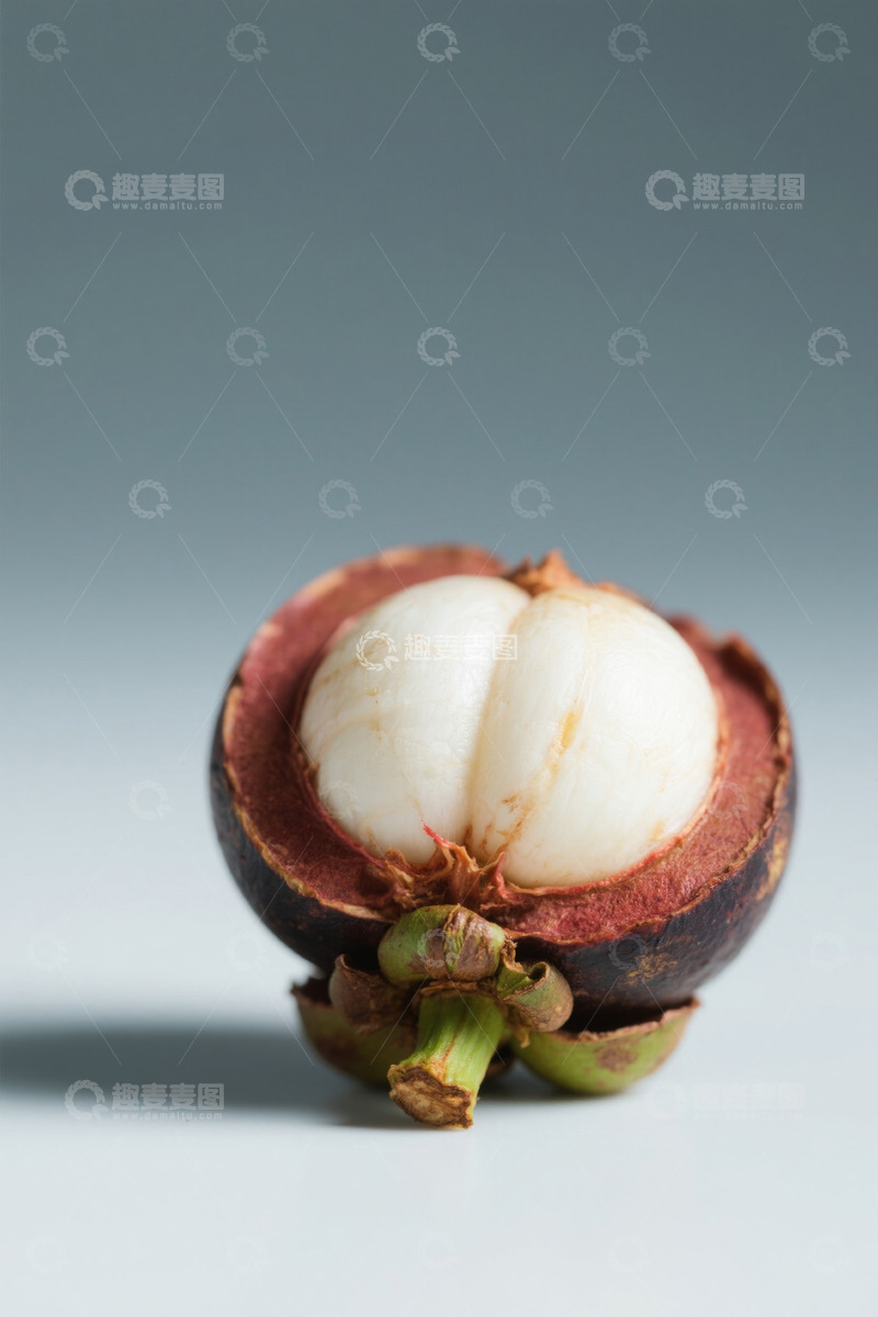 高清大图下载【趣麦麦图】剥开的山竹果肉特写