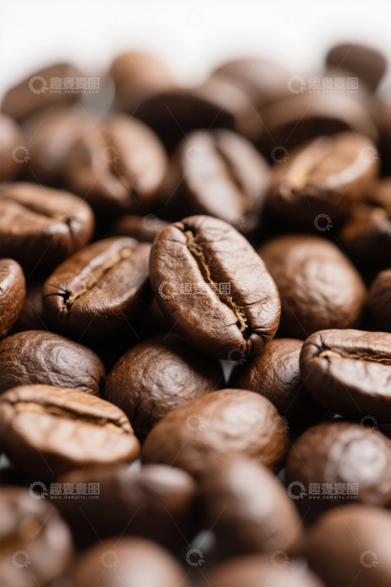 高清大图下载【趣麦麦图】咖啡豆特写素材