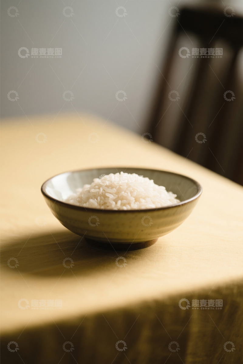 高清大图下载【趣麦麦图】碗中白米饭特写