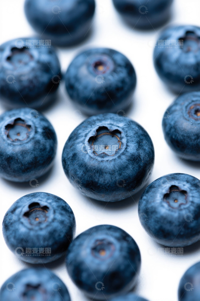 高清大图下载【趣麦麦图】蓝莓微距特写素材