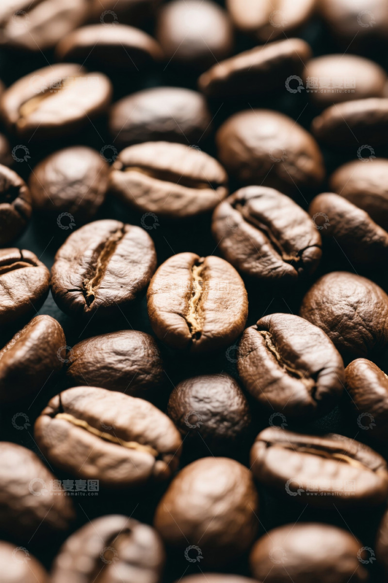 高清大图下载【趣麦麦图】特写咖啡豆素材