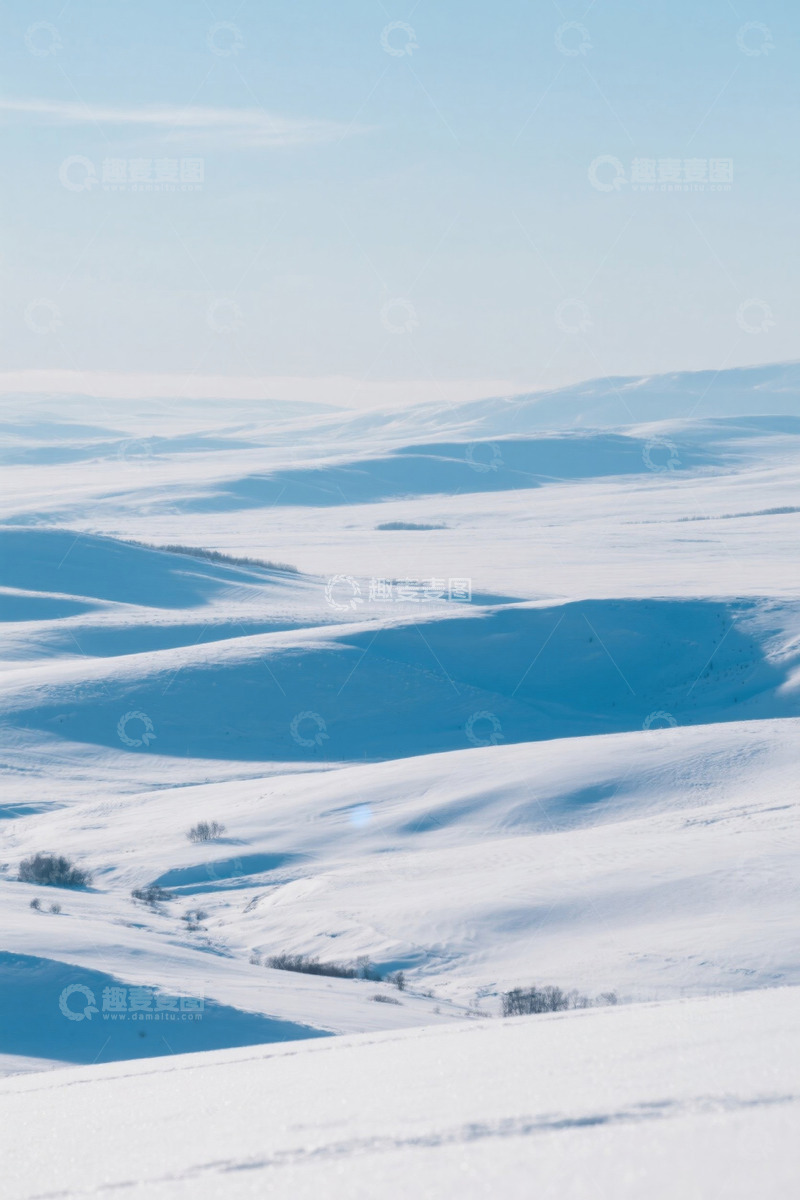 高清大图下载【趣麦麦图】冬季雪原自然风光
