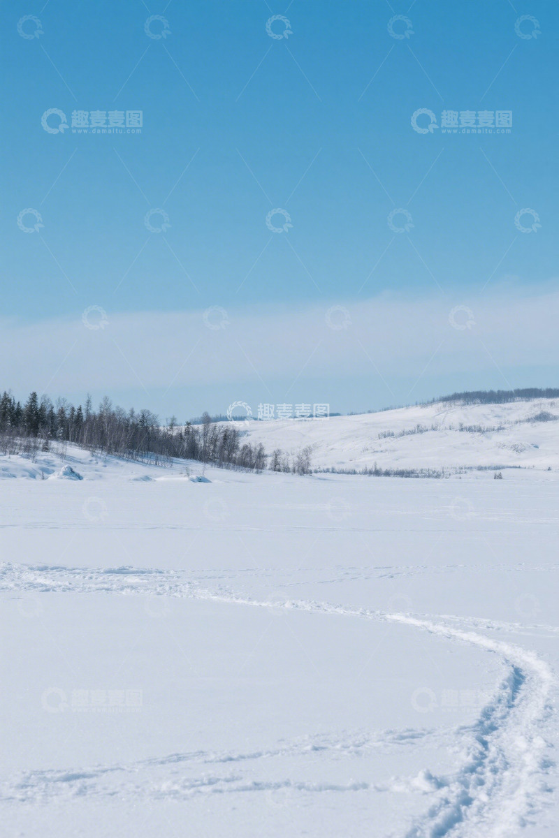 高清大图下载【趣麦麦图】户外雪地自然景观