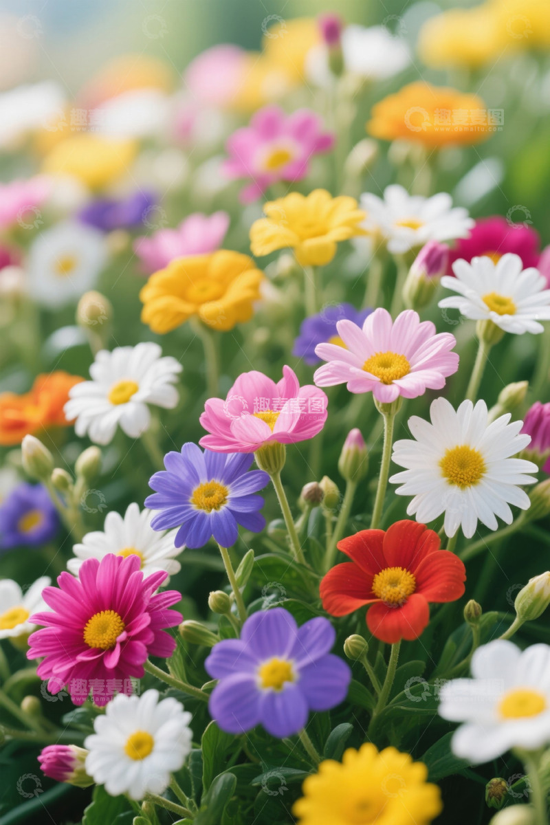高清大图下载【趣麦麦图】多彩花卉自然景观