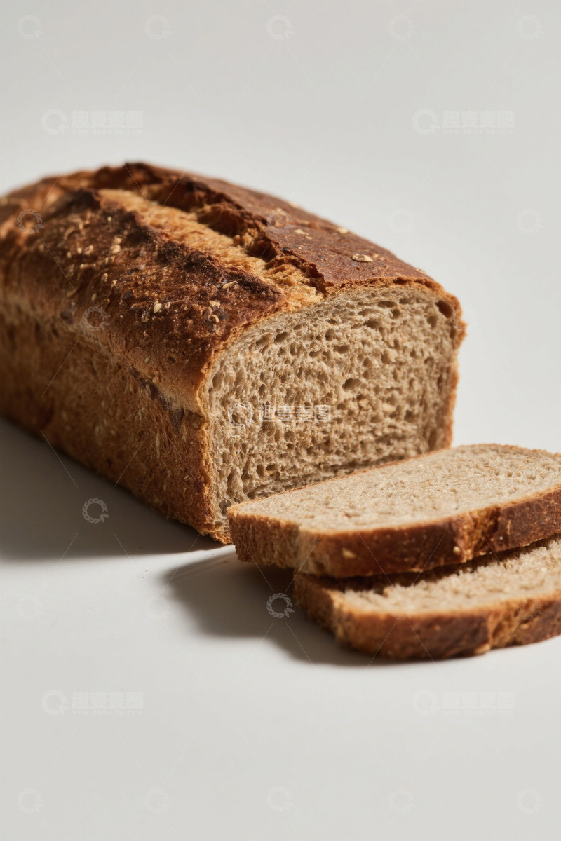高清大图下载【趣麦麦图】切片全麦面包特写