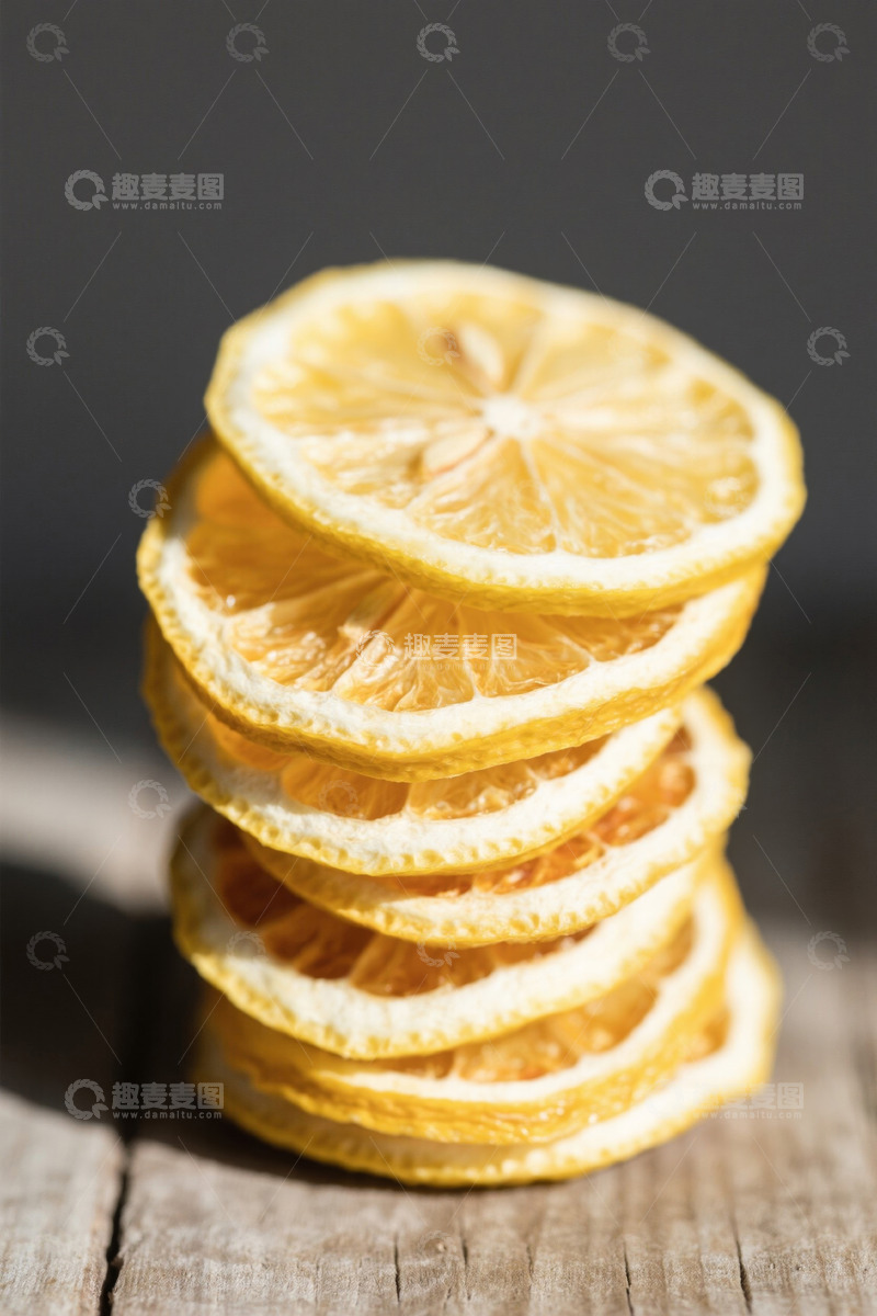 高清大图下载【趣麦麦图】堆叠的柠檬切片静物