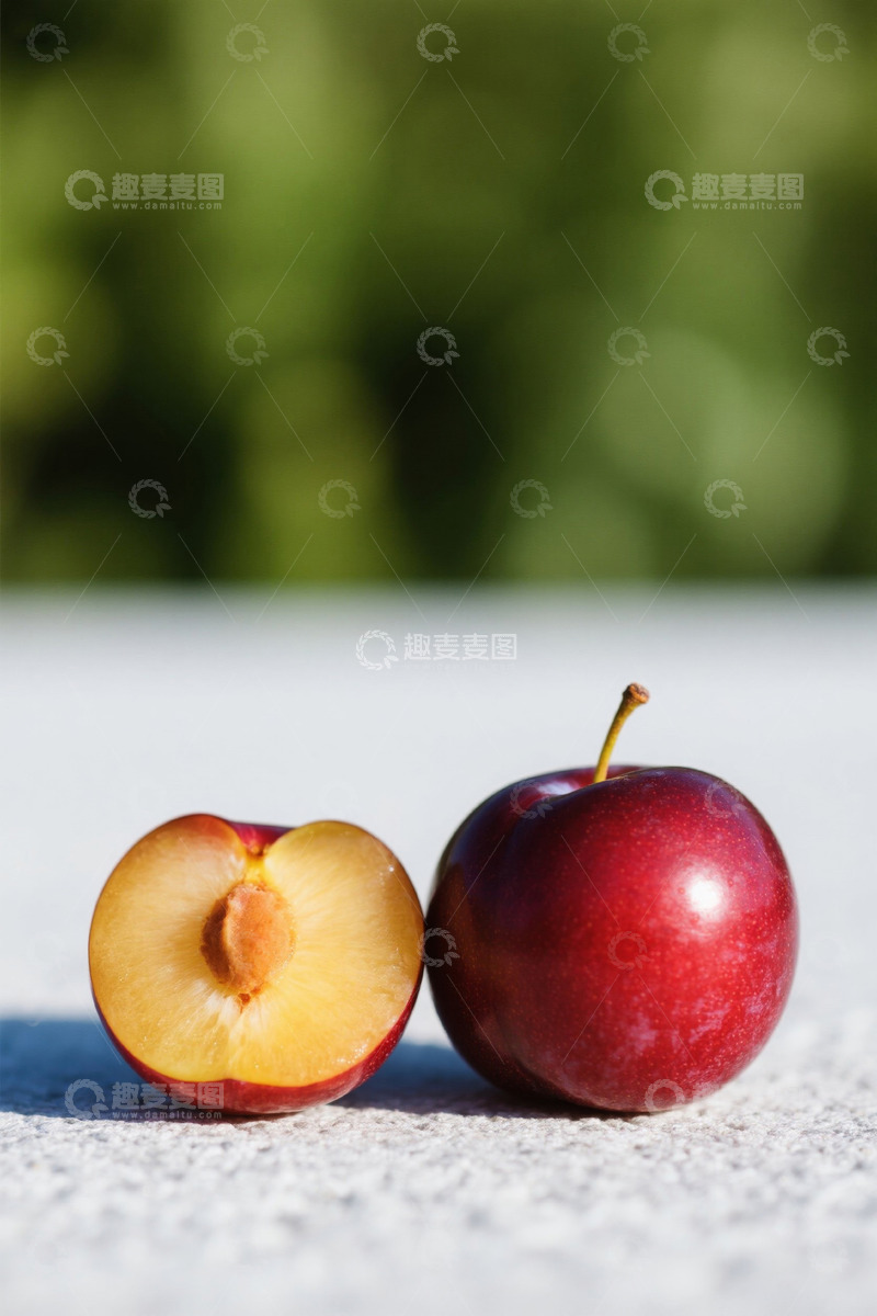 高清大图下载【趣麦麦图】红李子特写静物素材