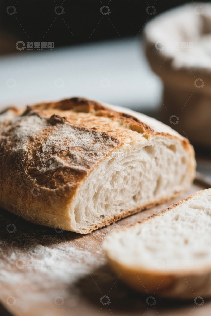 高清大图下载【趣麦麦图】新鲜烘焙面包特写