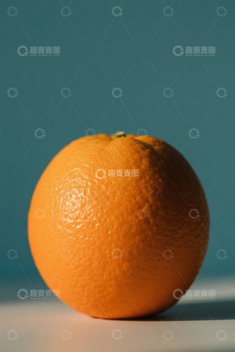 高清大图下载【趣麦麦图】单个橙子特写