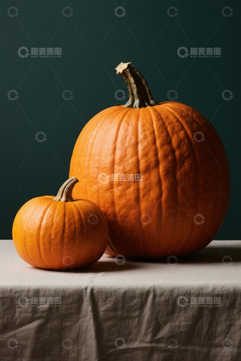 高清大图下载【趣麦麦图】大小南瓜静物摆拍