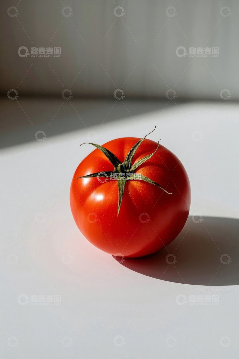 高清大图下载【趣麦麦图】红色新鲜番茄特写