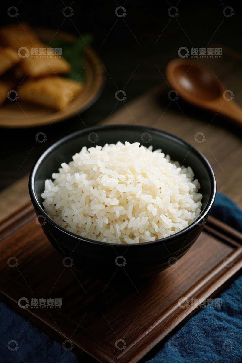 高清大图下载【趣麦麦图】碗装白米饭美食素材