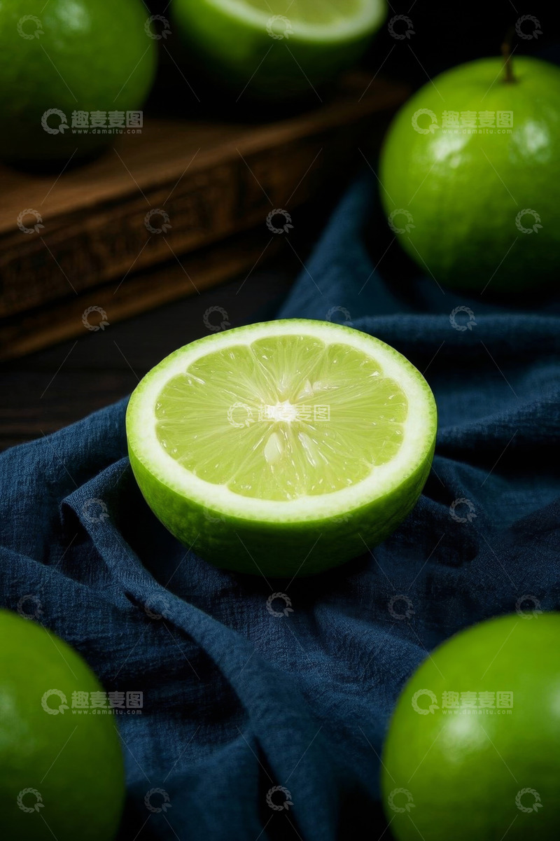 高清大图下载【趣麦麦图】青柠静物摄影素材