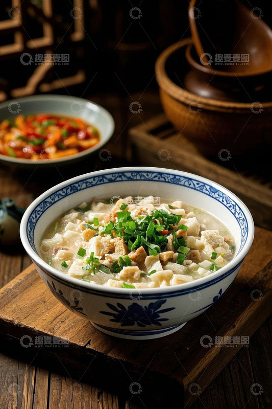 中式碗装美食特写