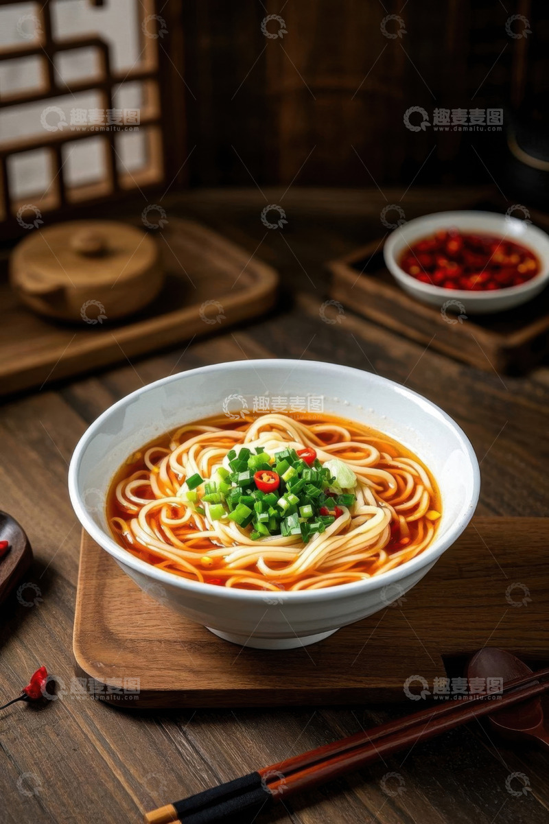 高清大图下载【趣麦麦图】中式风格面条美食特写