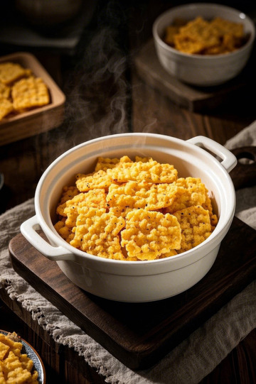 陶瓷碗装玉米零食静物拍摄