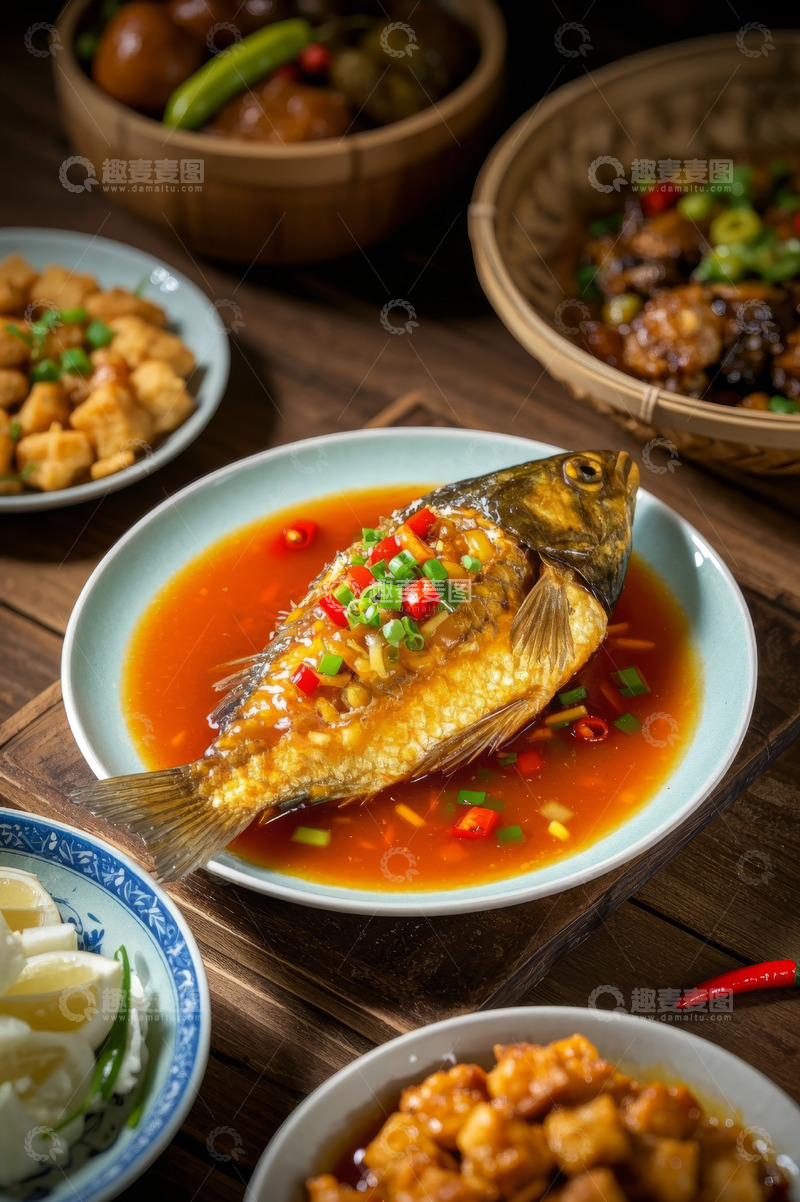 高清大图下载【趣麦麦图】中式菜肴美食摆拍