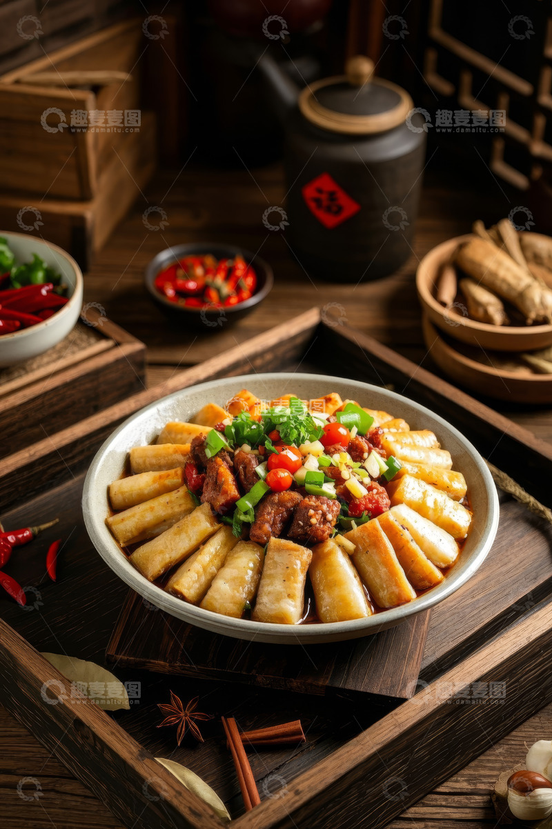 高清大图下载【趣麦麦图】中式传统美食菜肴特写