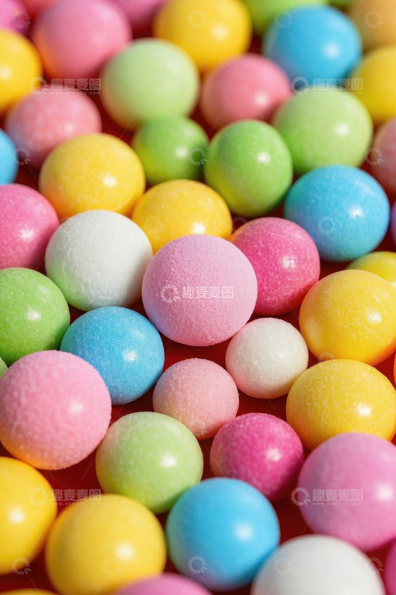 高清大图下载【趣麦麦图】多彩糖果特写