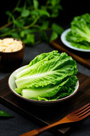 碗装生菜及配菜静物素材