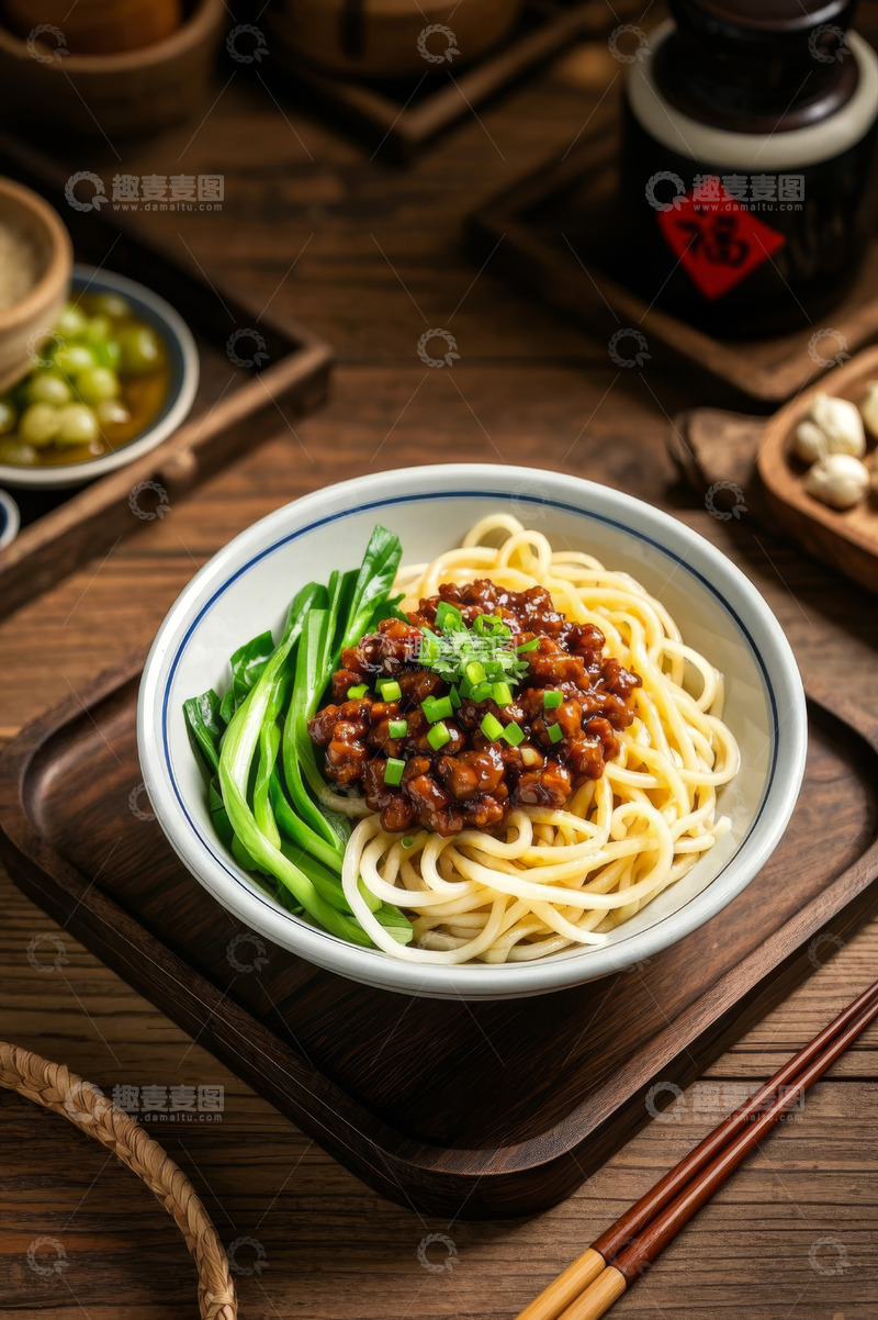 高清大图下载【趣麦麦图】中式面条美食特写