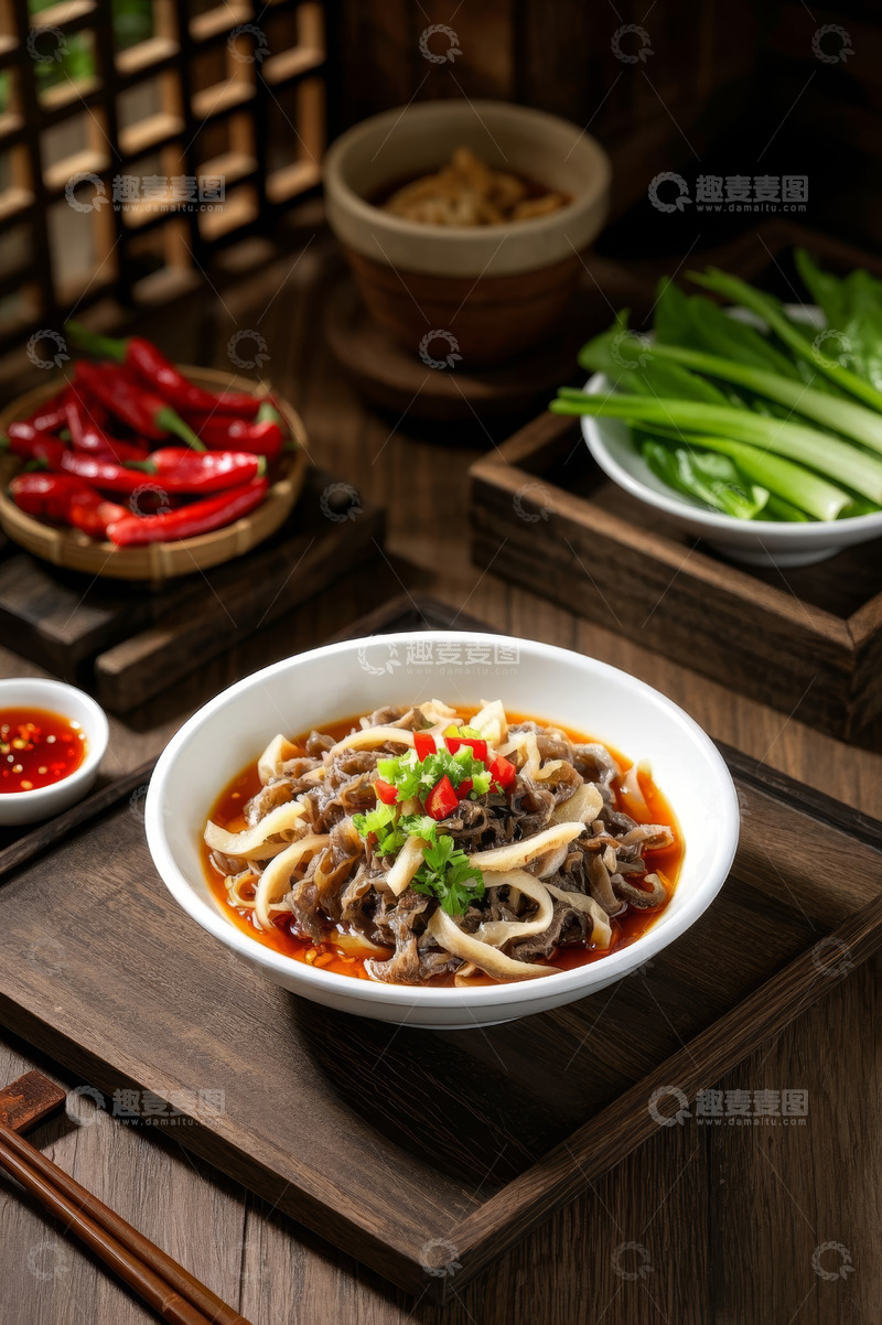 高清大图下载【趣麦麦图】中式餐桌上的美味菜肴