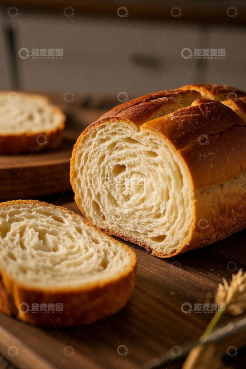 高清大图下载【趣麦麦图】切片面包特写素材