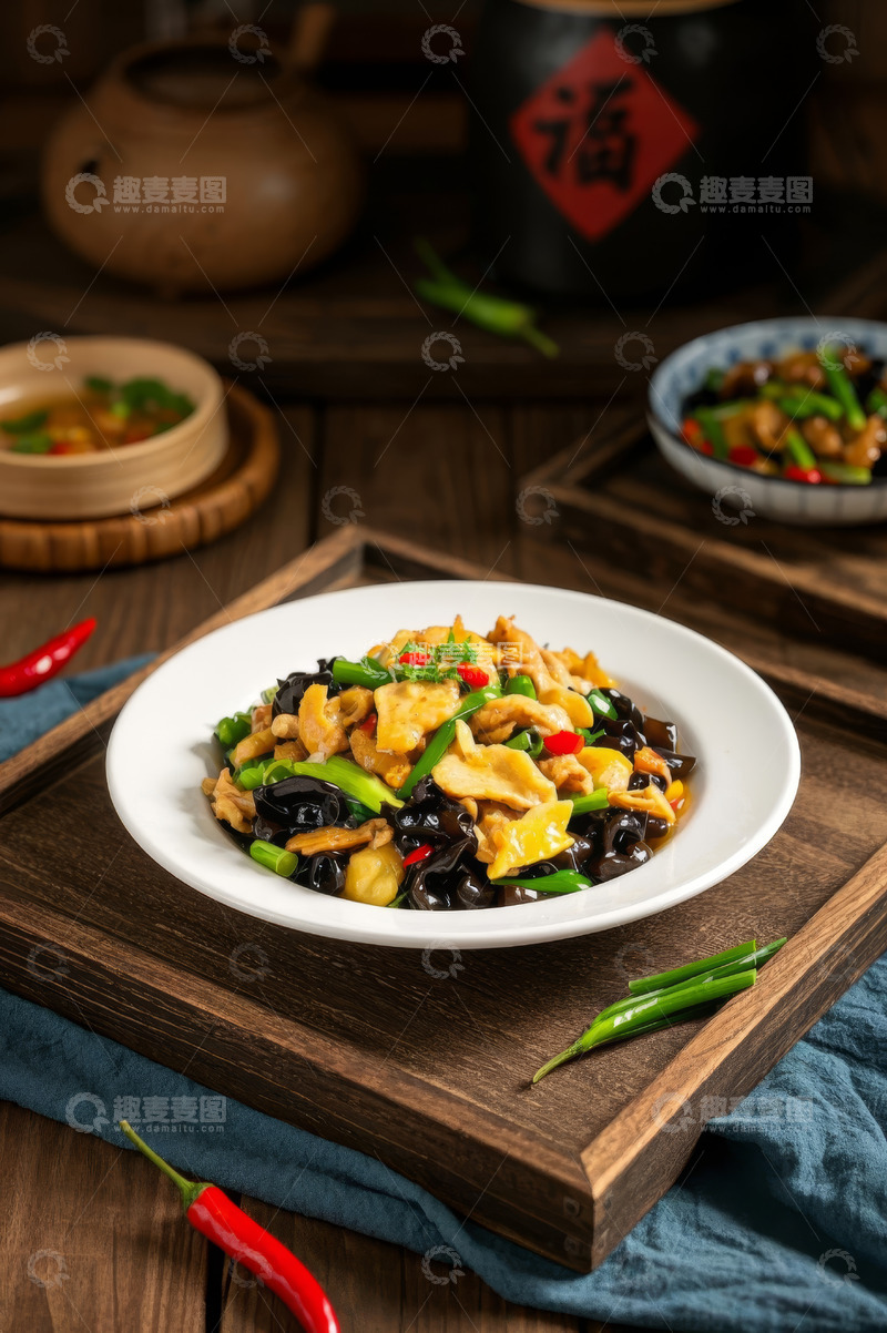 高清大图下载【趣麦麦图】中式家常菜菜肴摆盘特写