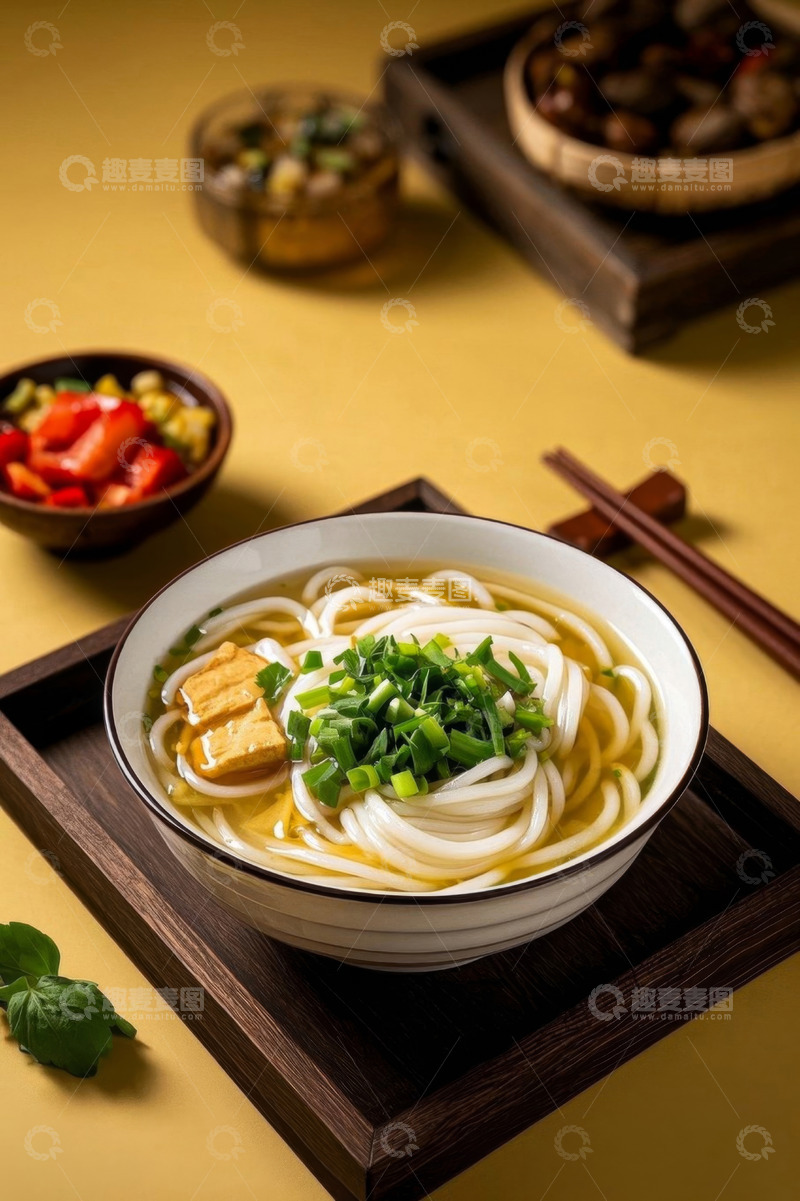 高清大图下载【趣麦麦图】美味米粉及配菜摆拍