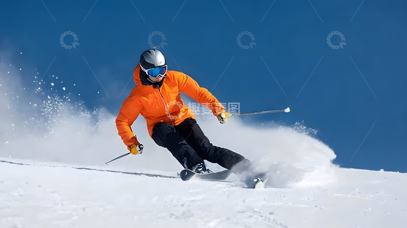 高清大图下载【趣麦麦图】滑雪运动冬季户外