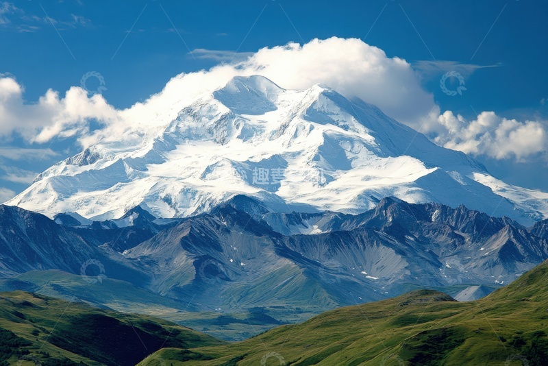 高清大图下载【趣麦麦图】远山高山雪山自然美景